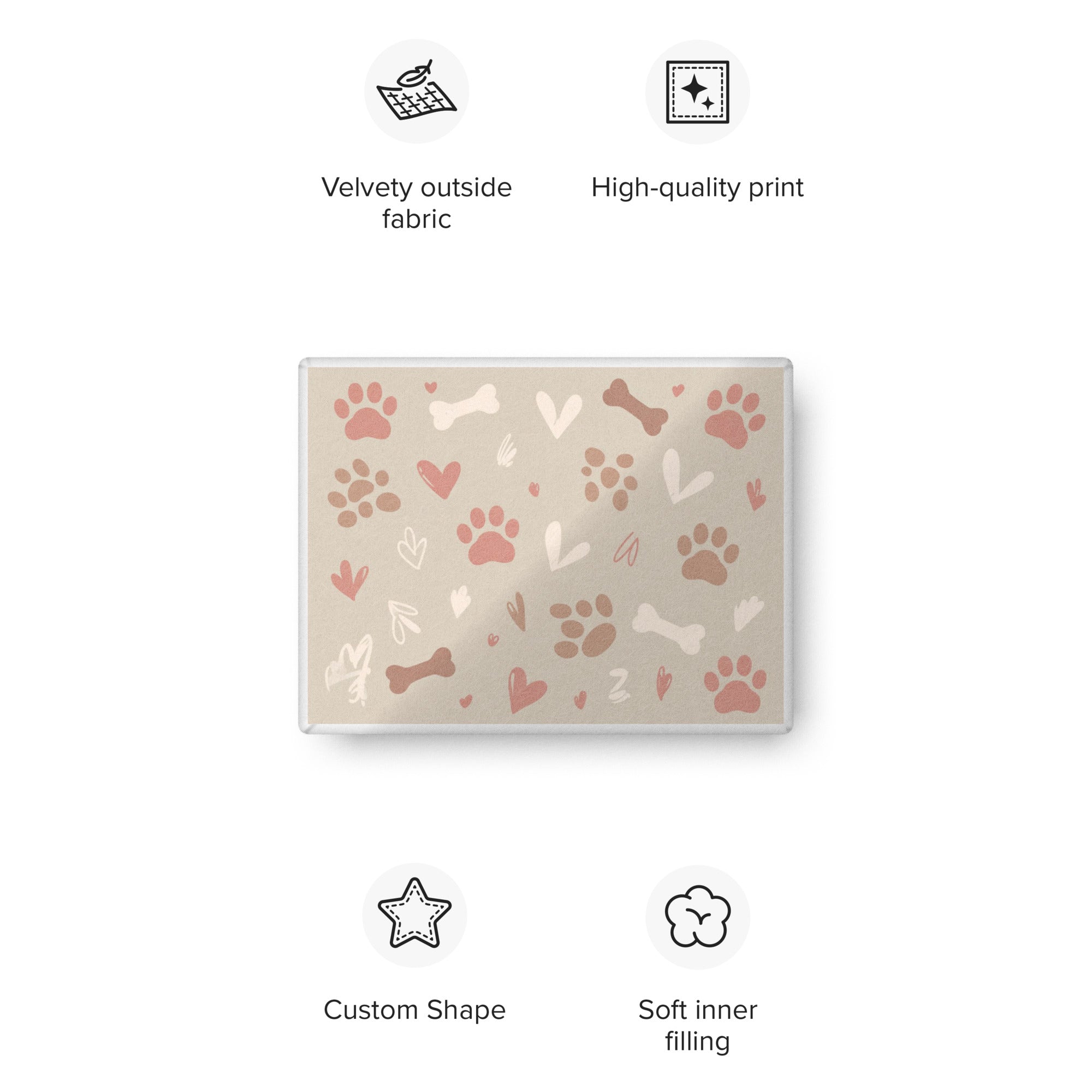 Custom-shaped pillow