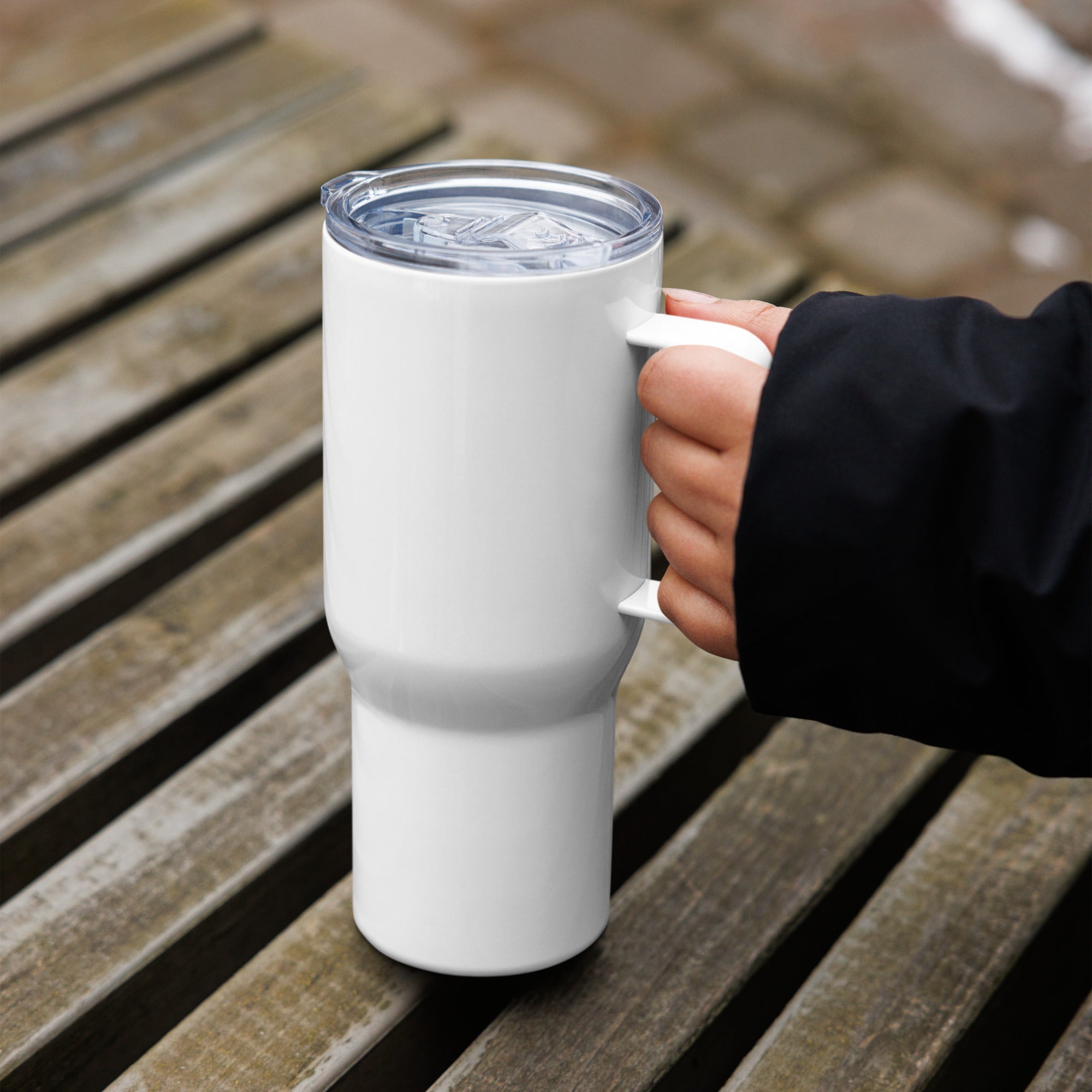 Born To Crudle Travel mug with a handle