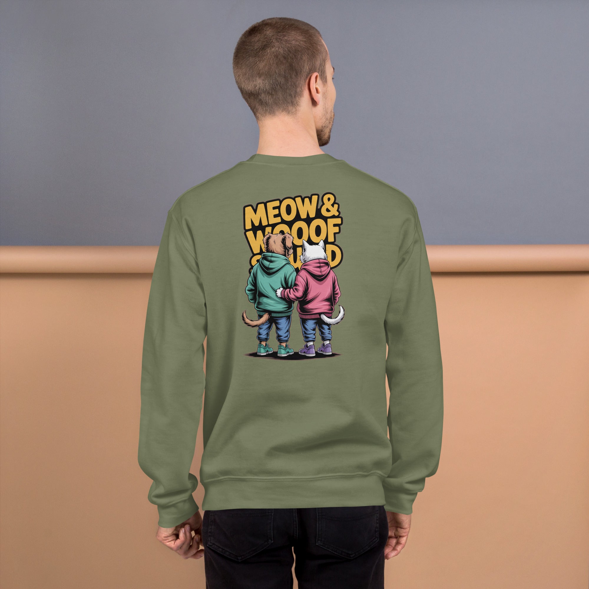 Meow & Woof Squad – Matching Hoodie Pet Mug for Cool Pet Lovers